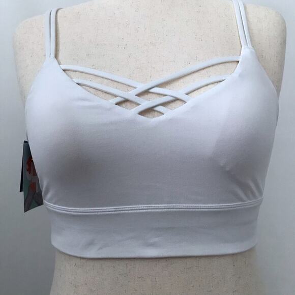 Joy Lab NWT White Sports Bra Women M - Picture 4 of 11